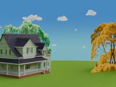 home scene 3D model