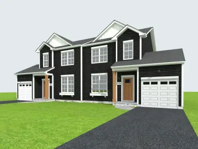 Cape Cod House 31 3D model