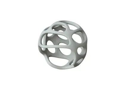 SciFi Cube Object No 21398 Low Poly Shape Texture