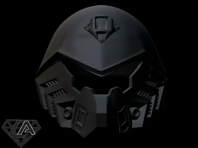 SCI-FI Tactic Roach custom helmet 3D print model