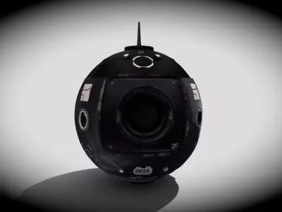 Sci-fi Spy Drone Low-poly 3D model