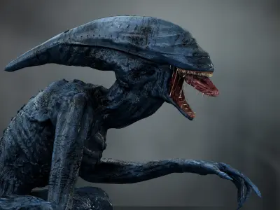 Deacon Low-poly 3D model