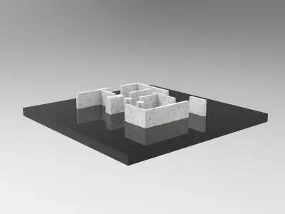 ARCHIPLAN 03 Low-poly 3D model