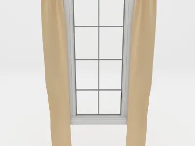 Modern Window Low-poly 3D model