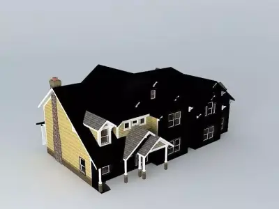 Traditional Family Craftsman Free 3D model