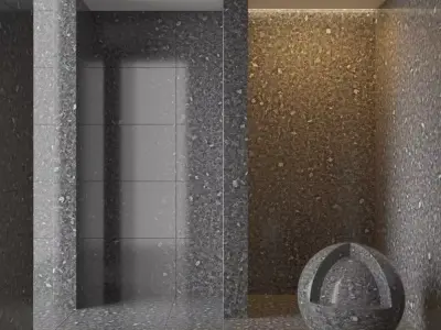 Marble wall 264 3D model