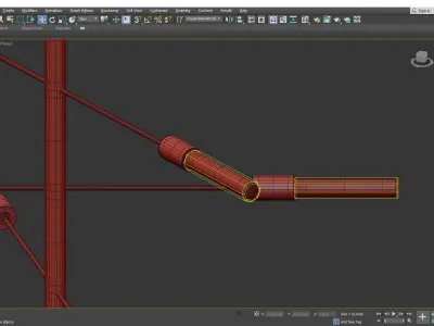 Astrid Chandelier Low-poly 3D model