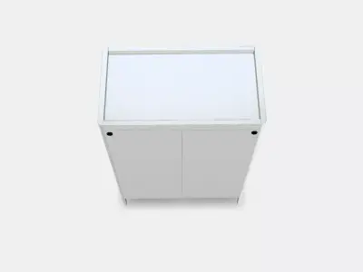 IDASEN Cabinet with doors and drawers Low-poly 3D model