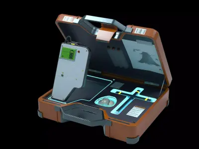 Vampire Killing Kit Sci-Fi Cyberpunk Low-poly 3D model