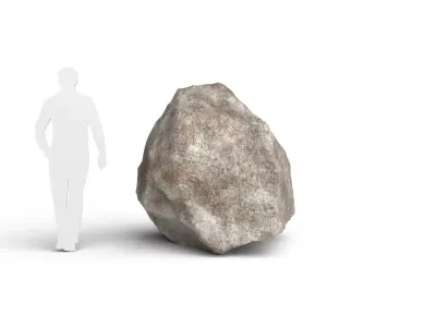 Rock M05A Low-poly 3D model