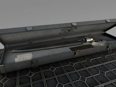 Gunblade Final Fantasy 3D model