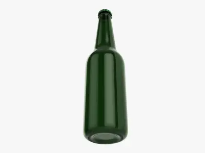 Beer bottle 06 3D model