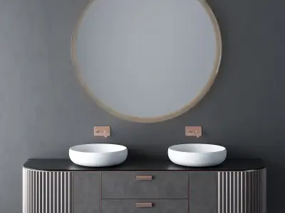 Bathroom Furniture Collection 3D Model Pack