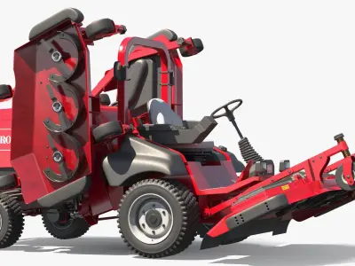  Toro Groundsmaster 5900 Rotary Mower Rigged for Maya 