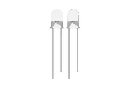 LED - LOW POLY and HIGH POLY Low-poly 3D model