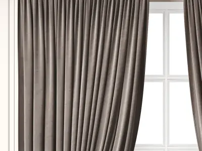 Curtain 78 3D model purchase