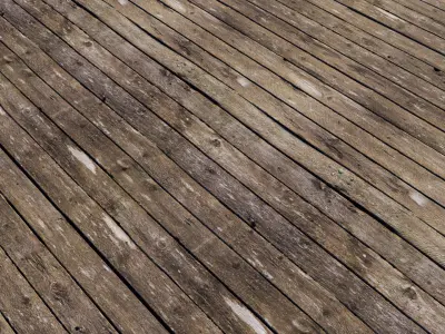 Old boards 04 -  seamless material 3D model