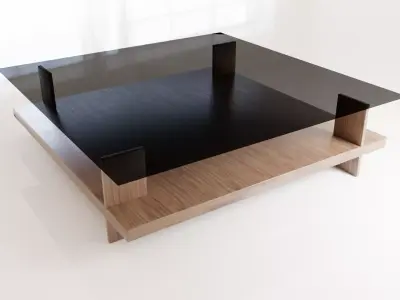 Coffee Table Classic 2 Low-poly 3D model