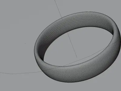 Sauron ring in 3d 3D model