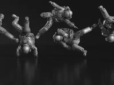 Astronaut 04 3D print model
