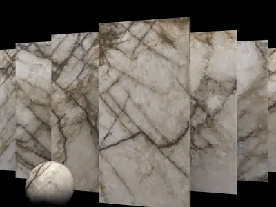 Marble Set Museum Crystal Thunder 80x160 Texture