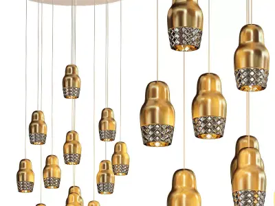 FEDORA pendant lamp 3D model