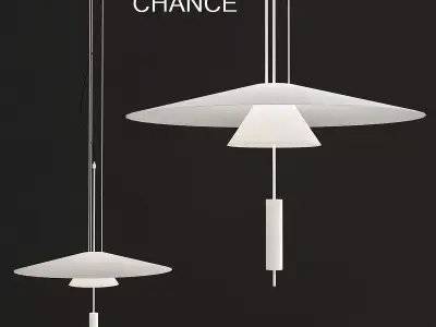 Ronnet chandelier 3d model Low-poly 3D model