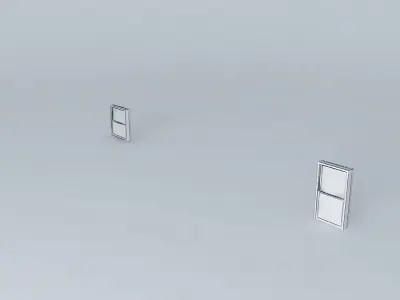 Process of resizing a window component Free 3D model