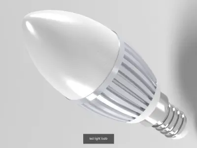led light bulb 3D Model Pack