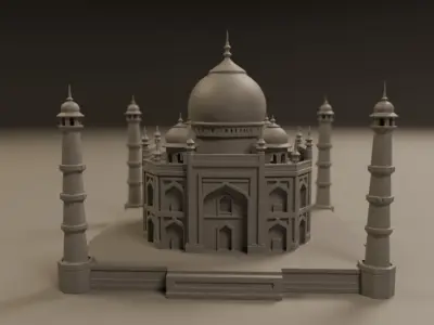 Taj mahal 3D print model