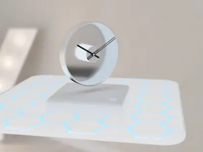 Holo Clock Free 3D model