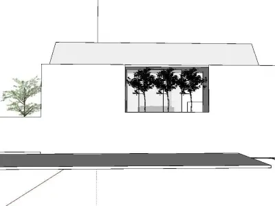 Modern House  3D model 9