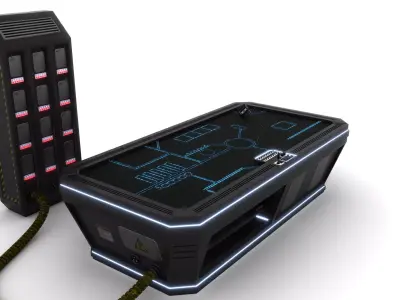 Tactical hub table 3D model