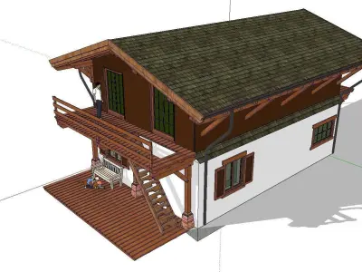 Creative Design-Holiday Cabin-042 3D model