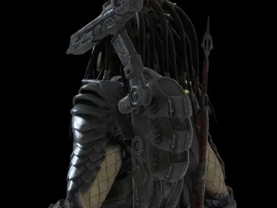 Predator metal stick 3D model