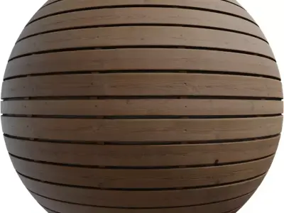 Contemporary Slatted Deck Wood Texture