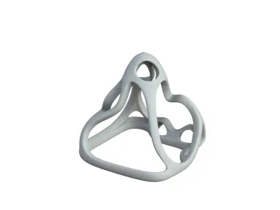 SciFi Cube Object No 59925 Low Poly Shape Low-poly 3D model