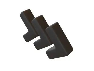 Arrow Symbol v2 001 Low-poly 3D model