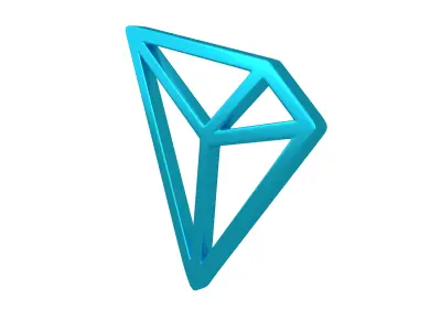 TRON Coin V2 006 Low-poly 3D model