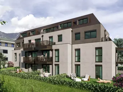 Residential building in the Austrian Alps 3D model