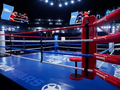  BOXING ARENA STADIUM Game Ready Complete Asset Pack 