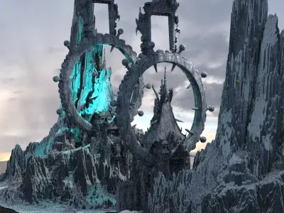 Colossal Rings Kit bash   3D model