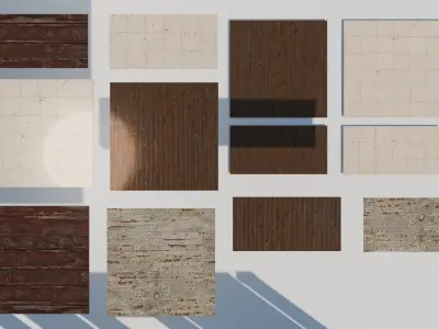 Realistic Modular House Builder Pack  Low-poly 3D model