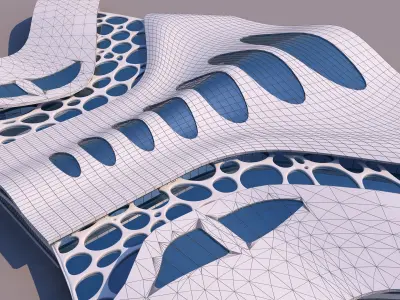 0108 - Organic Building 3D model