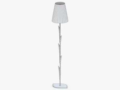 1436 - Floor Lamp Low-poly 3D model