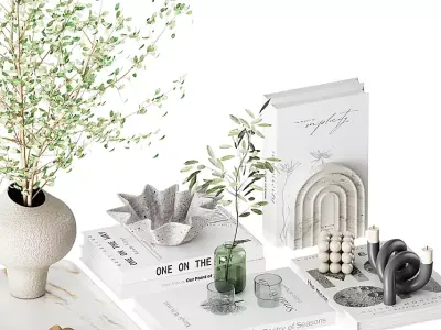 Decorative Set 3D model 45
