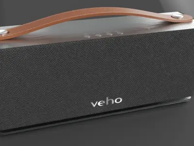 Portable Speaker - Veho M1 Low-poly 3D model