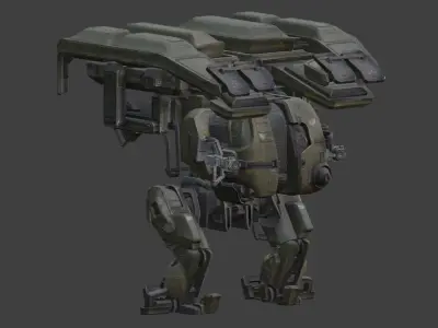 War Robot Character R02 3D model