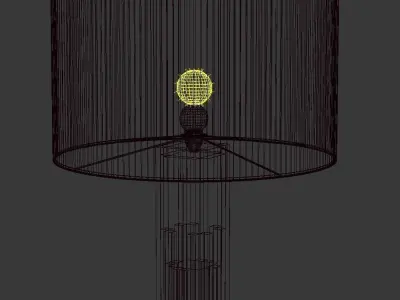 Pair of table Lamp by LA Studio  3D model