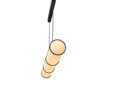Endless Straight Pendant Light 3D model